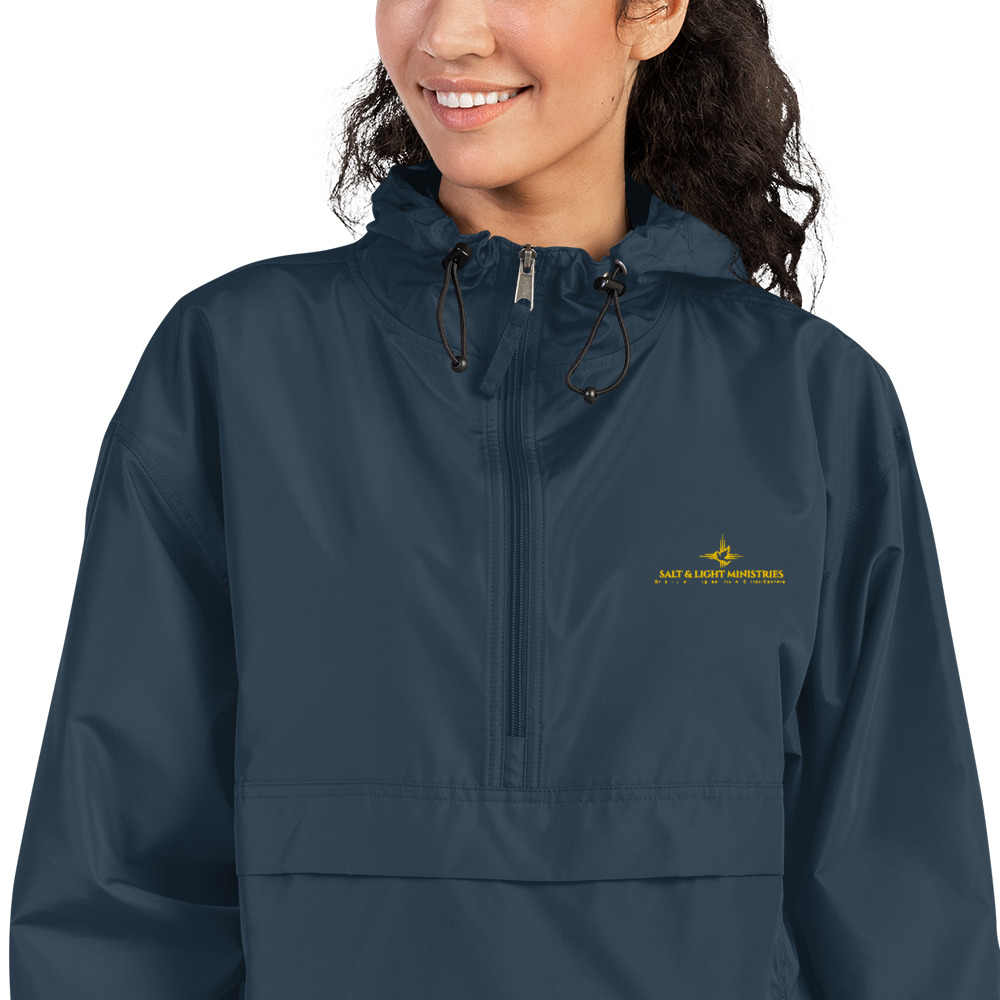 Embroidered Champion Packable Jacket - Image 3