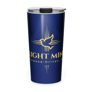 Tapered stainless steel tumbler