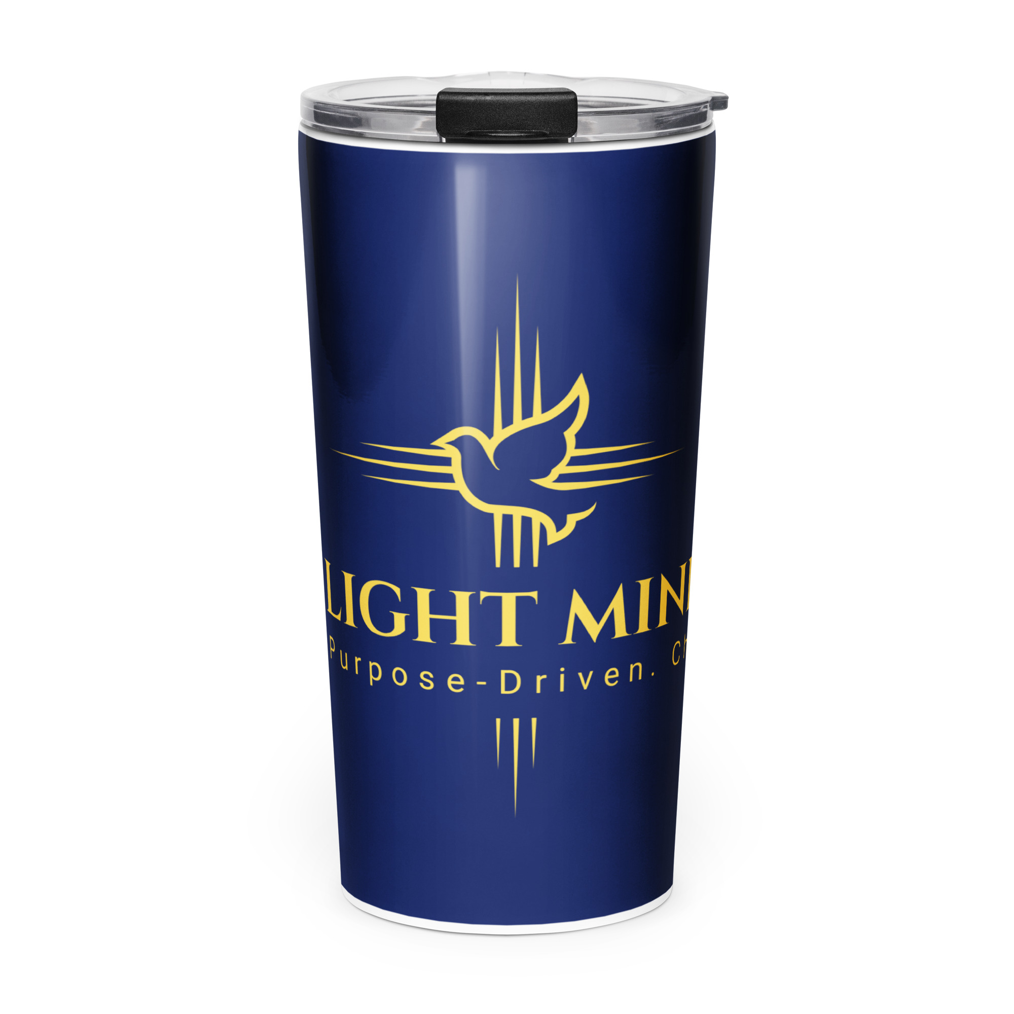 Tapered stainless steel tumbler
